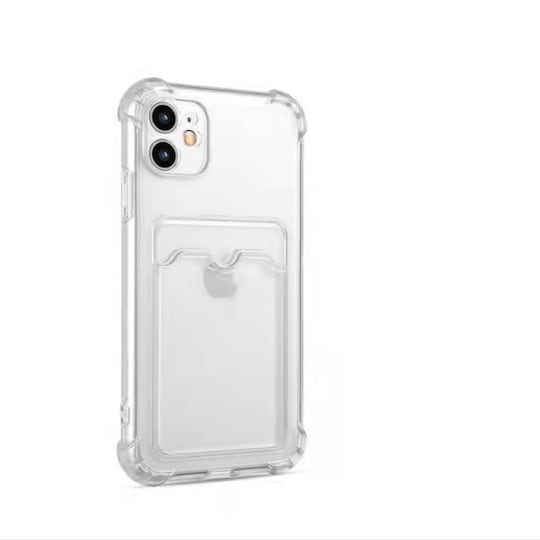 iPhone 11 skal med korthållare TPU transparent - Elgiganten