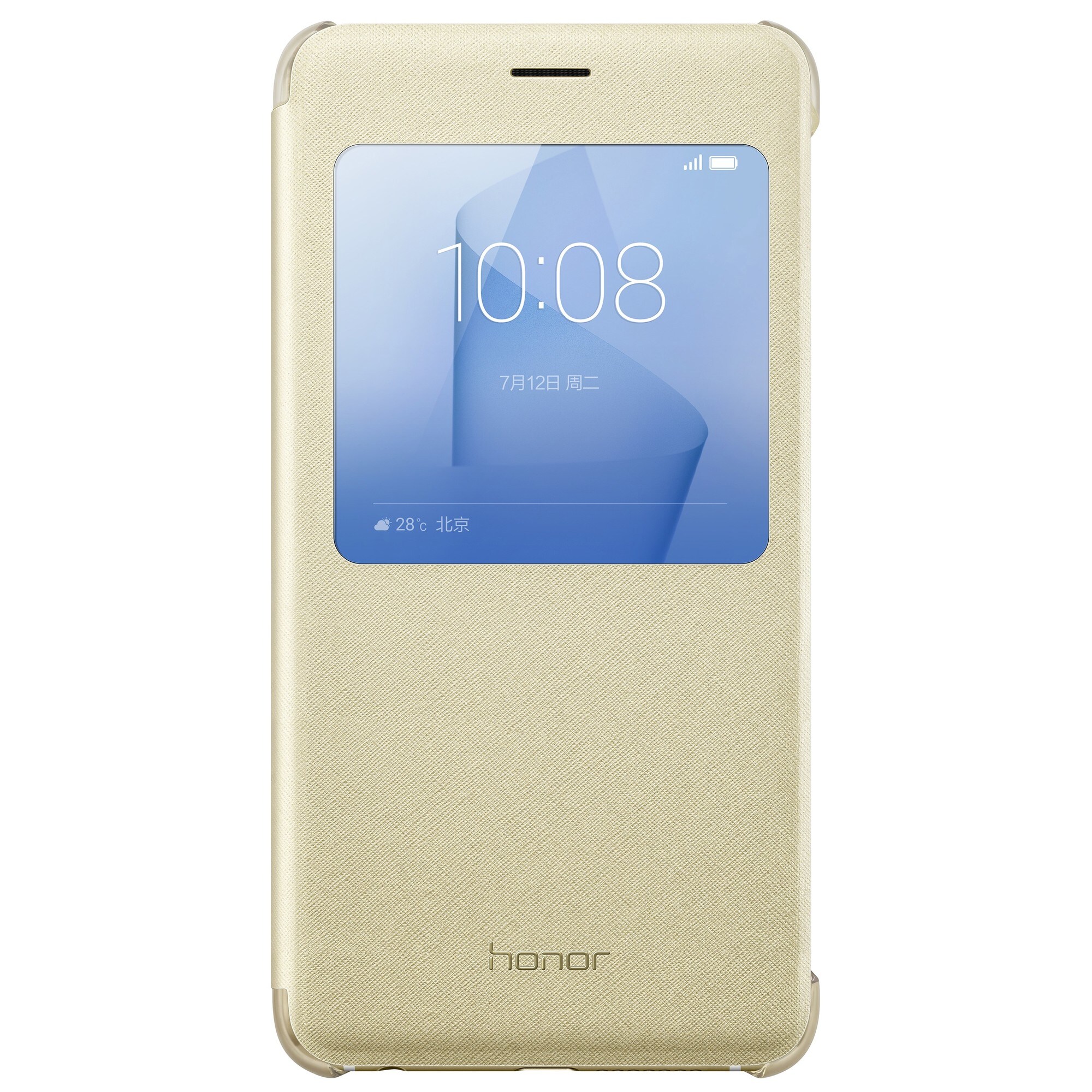 Huawei view fodral för Honor 8 (guld) - Elgiganten