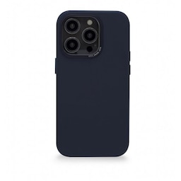 Decoded iPhone 14 Pro Skal Leather Backcover Navy