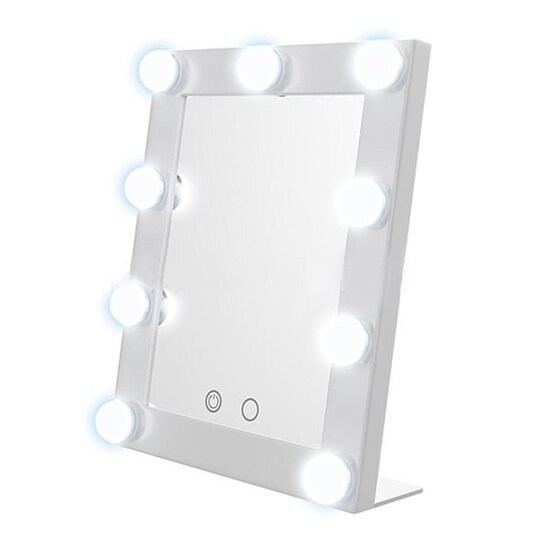 Spegel med sminklampor - Elgiganten
