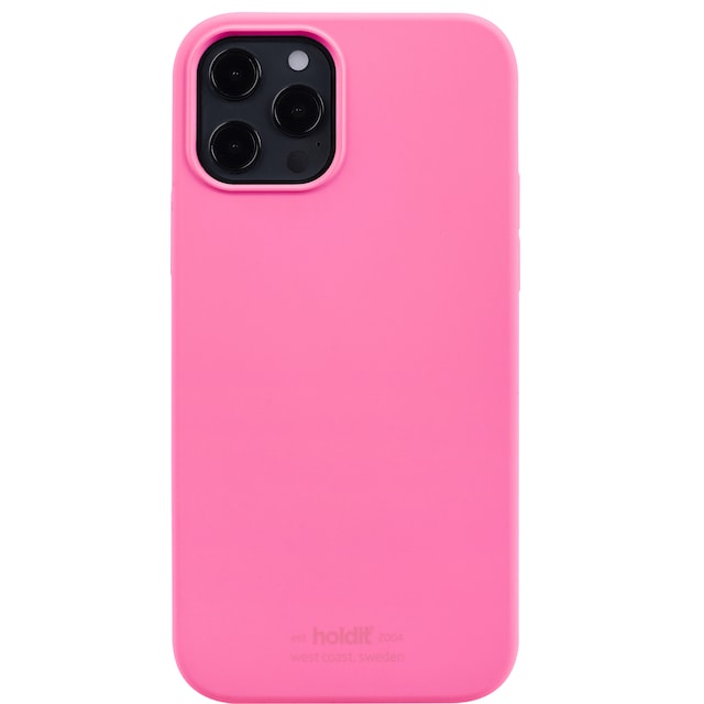 Holdit Silicone iPhone 12/12 Pro fodral (rosa)
