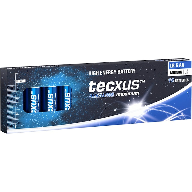 Tecxus LR6/AA (Mignon) batteri, 12 st. box
