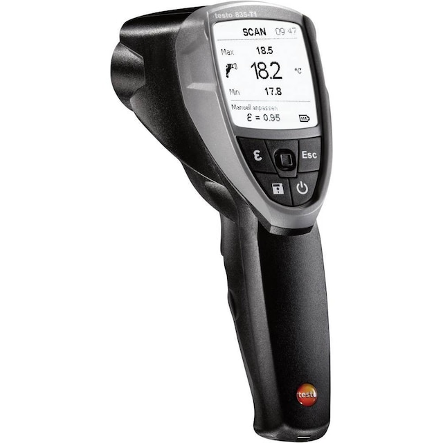 testo 835-T1 IR-termometer Optik 50:1 -30 - +650 °C