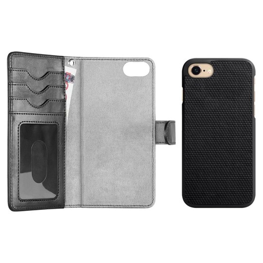 iDeal magnetiskt plånboksfodral till iPhone 6/7/8/SE Gen. 2 (svart) -  Elgiganten