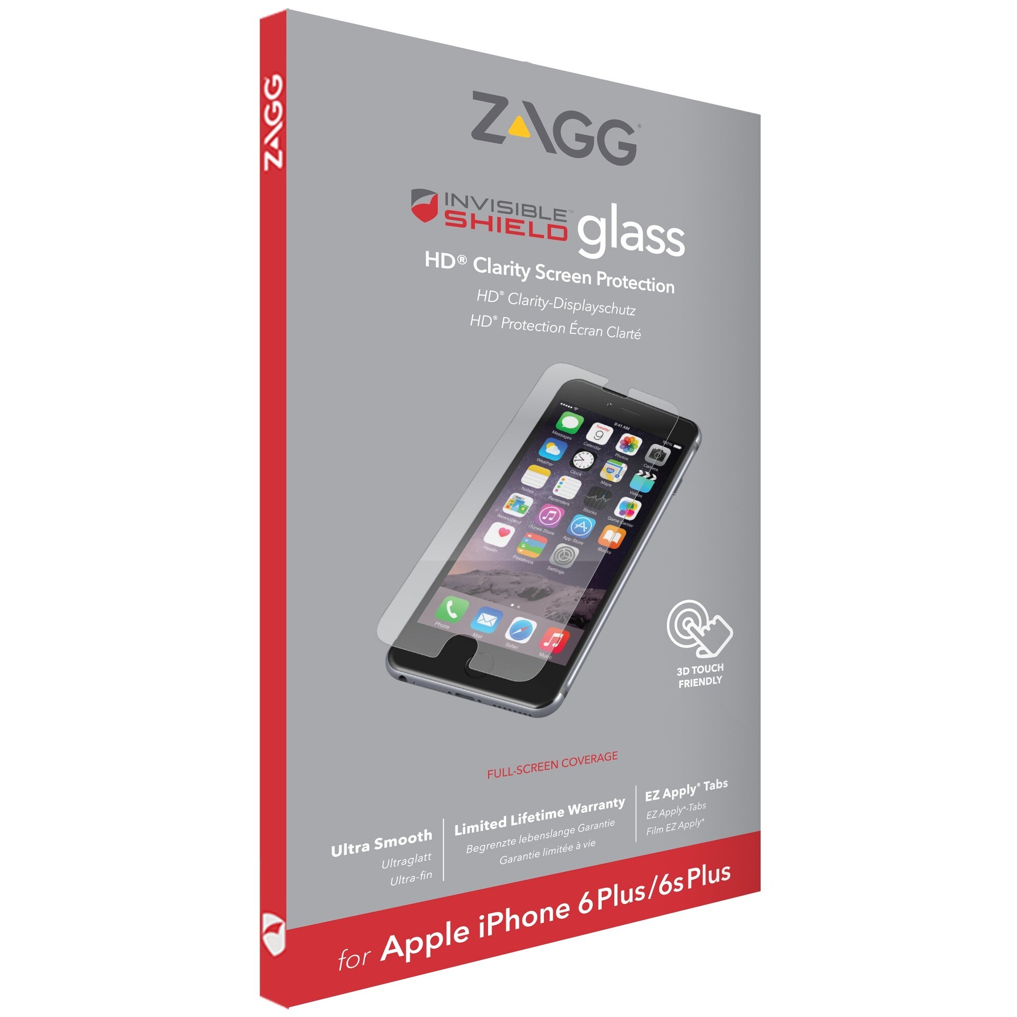 Zagg Skärmskydd glas till iPhone 6 Plus/6s Plus - Skärmskydd ...