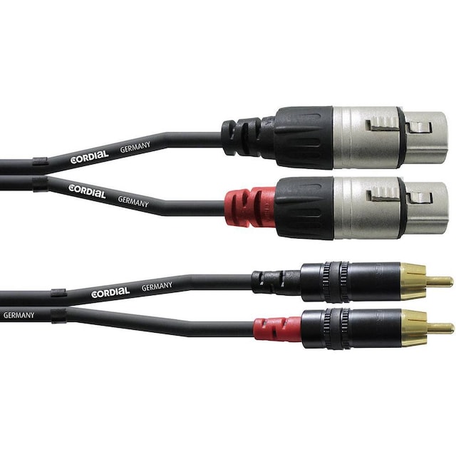 Cordial CFU 3 FC Audio Adapterkabel [2x XLR-honkontakt