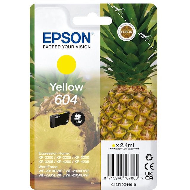 Epson 604 bläckpatron (gul)