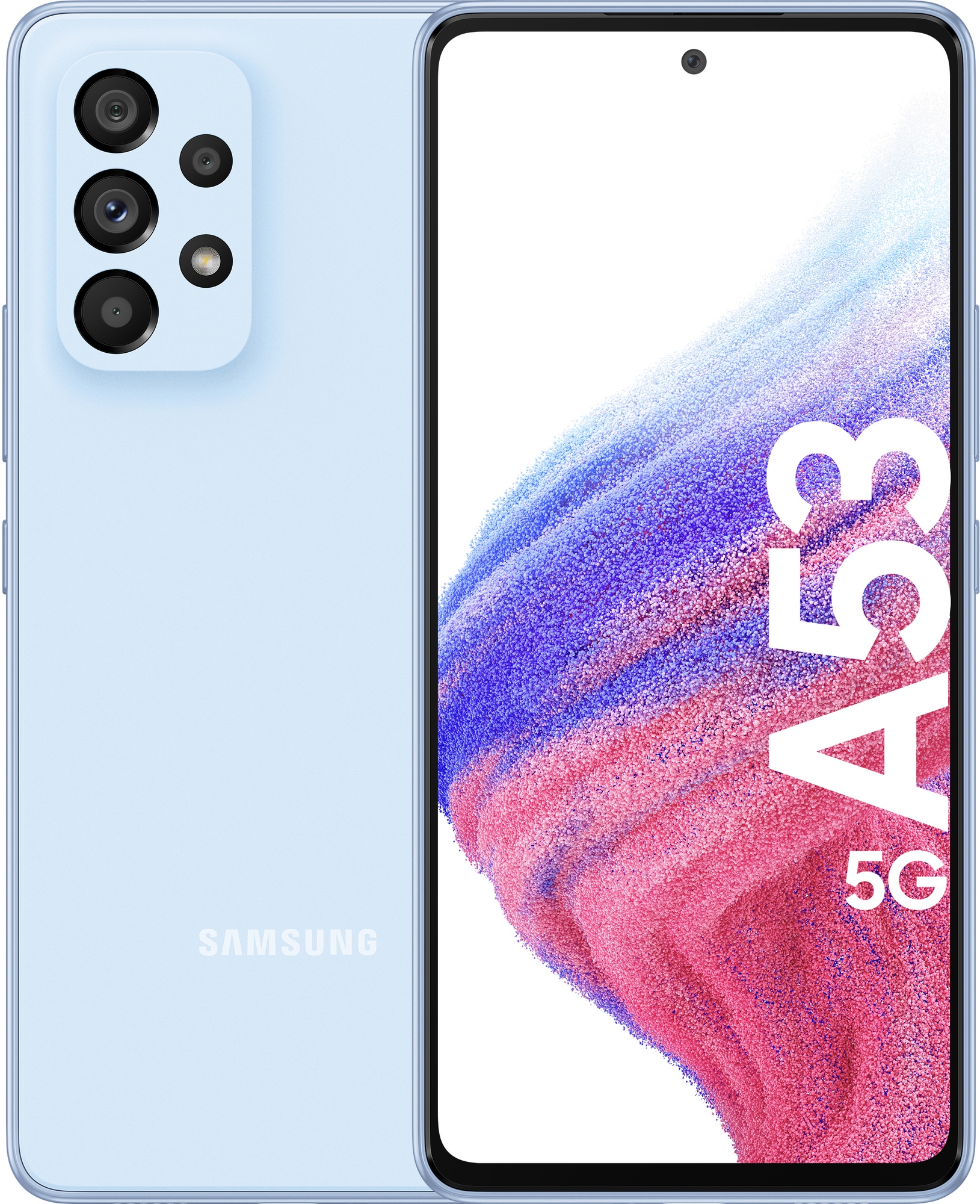 Samsung Galaxy A53 5G smartphone 6/128GB (blå) - Elgiganten