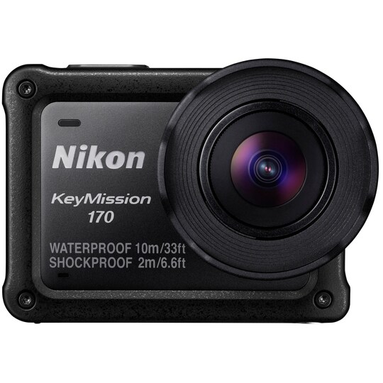 Nikon KeyMission 170 actionkamera (svart) - Elgiganten