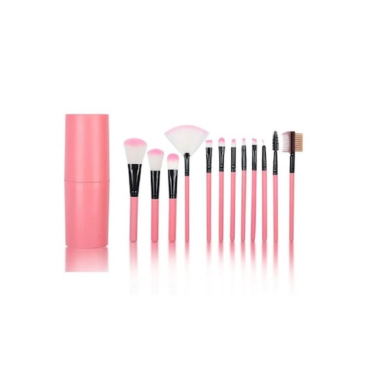 Sminkborstar Set Professional Makeup Tool Kit med utsökt låda 13 delar -  Elgiganten