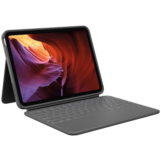 tilbagemeldinger frakke øve sig Logitech Rugged Folio iPad 10.9" tangentbord till surfplatta - Elgiganten