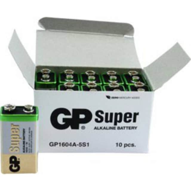 GP Batteries Super Batteri 9 V Alkaliskt 9 V 10 st