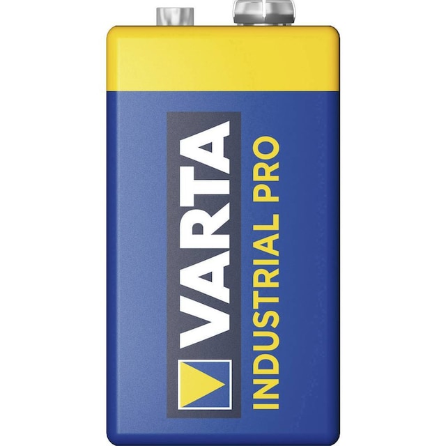 Batteri 9 V Alkaliskt Varta INDUSTRIAL PRO 9V Stk 640
