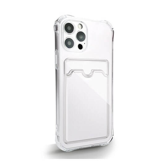 INF Mobilskal med korthållare Transparent iPhone 13 Pro - Elgiganten