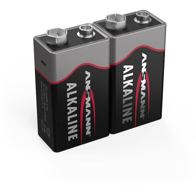 Ansmann 6LR61 Red-Line Batteri 9 V Alkaliskt 9 V 2 st