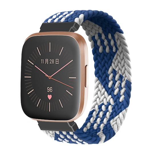Klockband Nylon Flerfärgad S Fitbit Versa/Versa 2 - Elgiganten