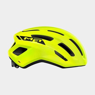 Met Miles MIPS Safety Yellow/Glossy, Cykelhjälm Gul M