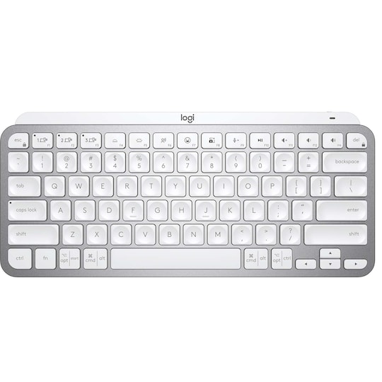 Logitech MX Keys Mini trådlöst tangentbord (grått) - Elgiganten