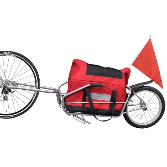 vidaXL Cykelvagn enhjuling inkl. väska - Elgiganten