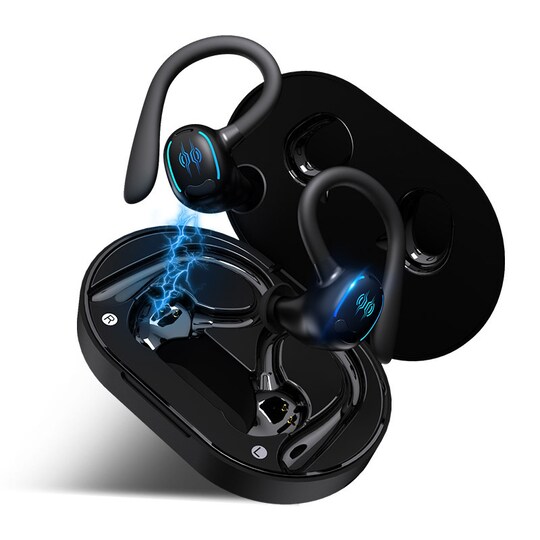 Trådlösa hörlurar Bluetooth 5.3 Svart - Elgiganten
