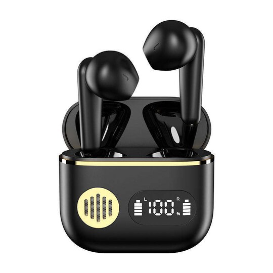 INF Trådlösa hörlurar Bluetooth 5.2 Svart - Elgiganten