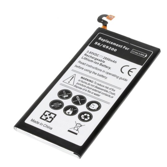 2550mAh Li-ion Ersättningsbatteri Batteri Samsung Galaxy S6 G920 -  Elgiganten