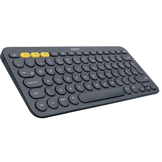 Logitech K380 Trådlöst tangentbord Bluetooth (grå) - Elgiganten