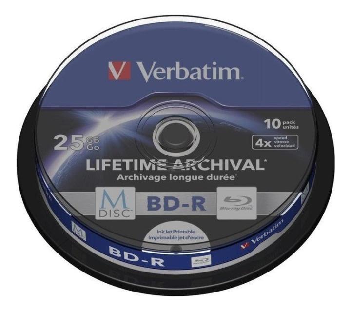 Verbatim - M-Disc BD-R Blu-Ray skivor, 10-pack spindel - Elgiganten