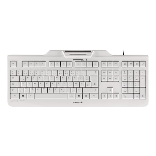 Cherry KC 1000 SC, tangentbord med kortläsare, nordisk layout, beige -  Elgiganten