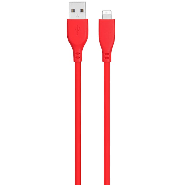 Goji USB-A till Lightning-kabel 1.8m (röd)