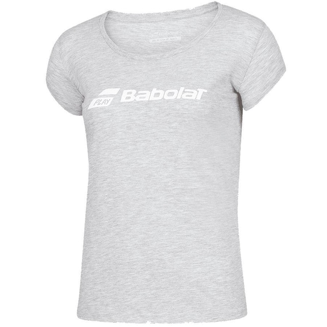 Babolat Exercise Tee Grey, Padel- och tennis T-shirt dam XS