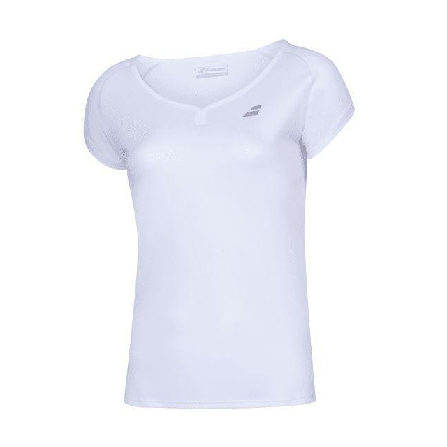 Babolat Play Cap Sleeve Top, Padel- och tennis T-shirt dam Vit XL