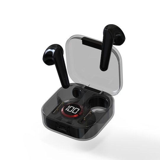 Trådlösa hörlurar Bluetooth 5.3 Svart - Elgiganten