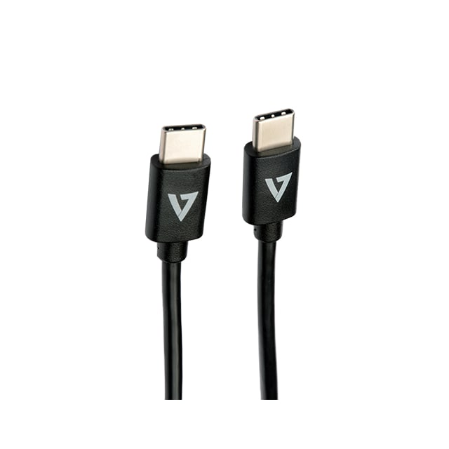V7 V7USB2C-1M, 1 m, USB C, USB C, USB 2.0, 480 Mbit/s, Svart