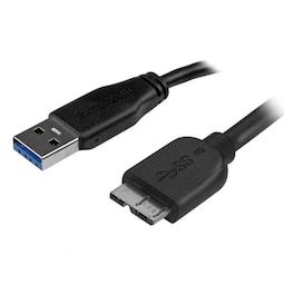 StarTech.com Slim Micro USB 3.0 kabel – 0,5 m, 0,5 m, USB A, Micro-USB