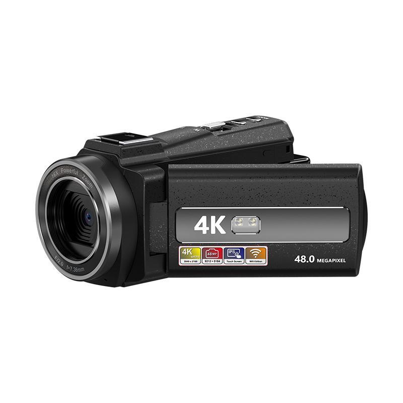 INF Videokamera 4K/48MP/16x Zoom/IR mörkerseende/fjärrkontroll - Elgiganten