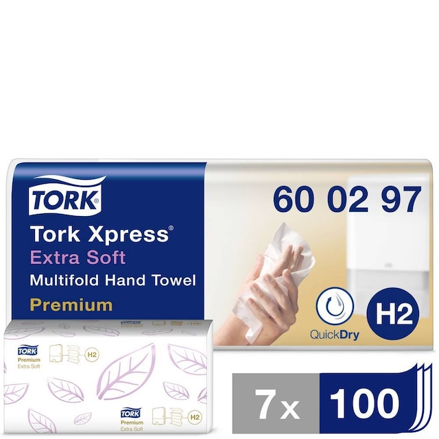 Pappershanddukar 2100 st TORK Xpress Multifold Premium