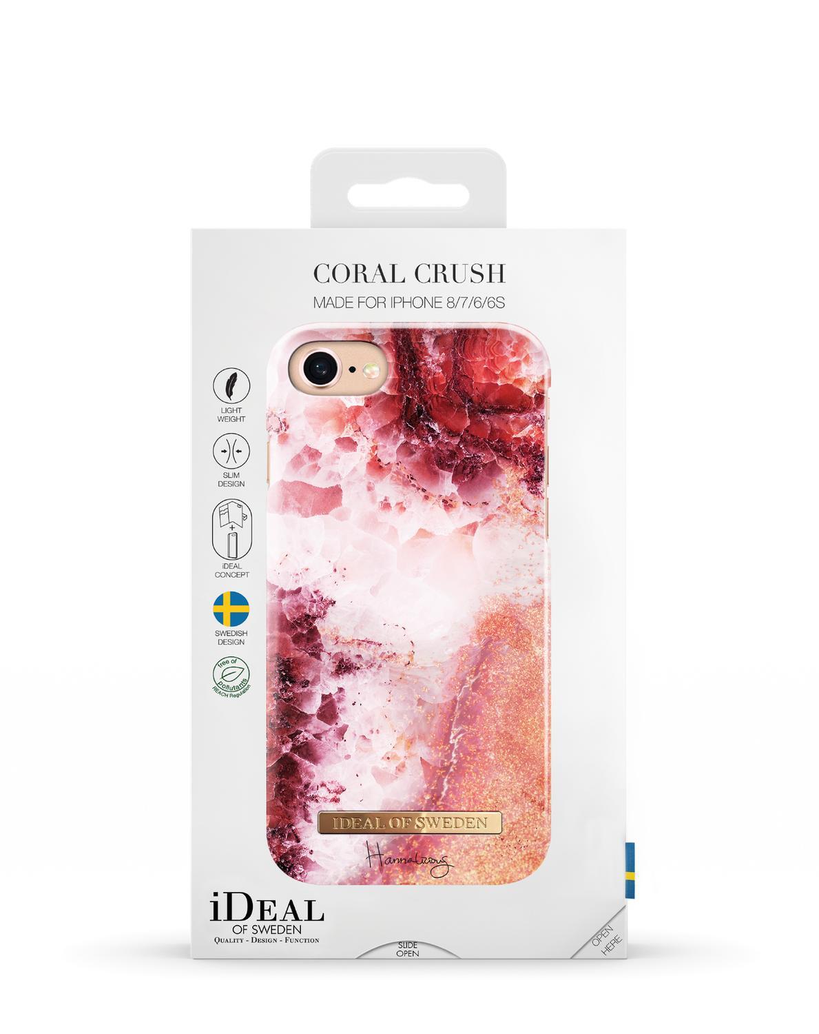 Fashion Case Hannalicious iPhone 8/7/6/6S/SE Coral - Elgiganten