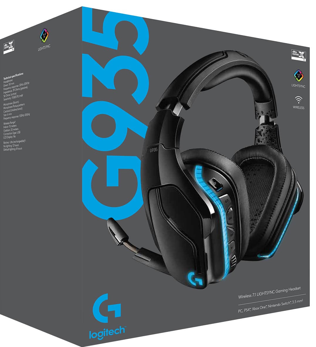 Logitech G935 Wireless 7.1 Surround sold Soun