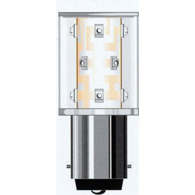 LED-signallampa Oshino ODW01SM12B15­230 BA15d N/A N/A