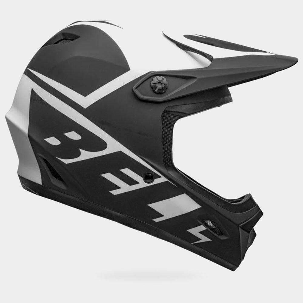 Bell Transfer Matte Black/White, Cykelhjälm Svart XL