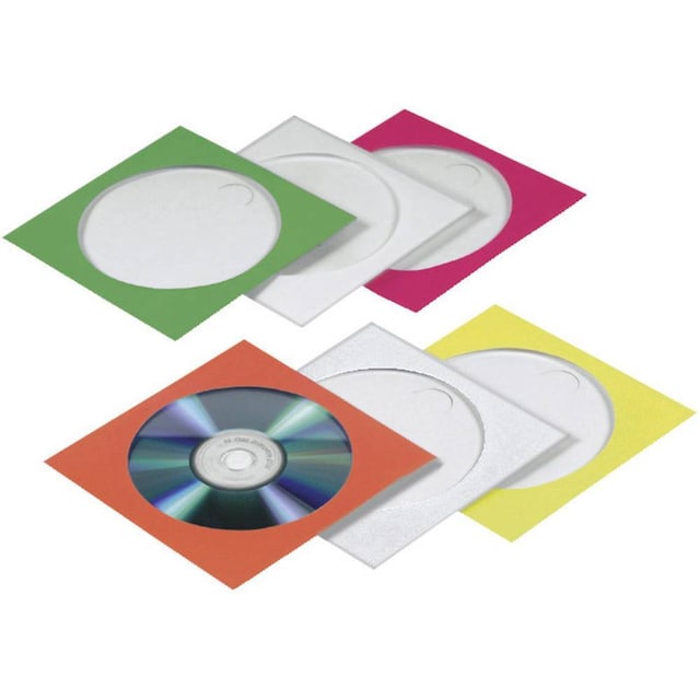 Hama CD-fodral 1 CD/DVD/Blu-Ray Papper Röd, Grön, Blå,