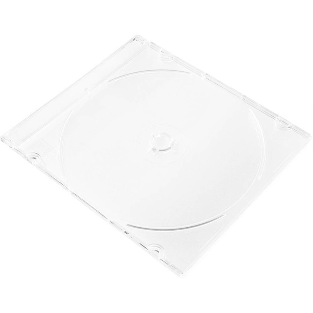 Basetech 25 delar CD-fodral 1 CD/DVD/Blu-Ray Acryl
