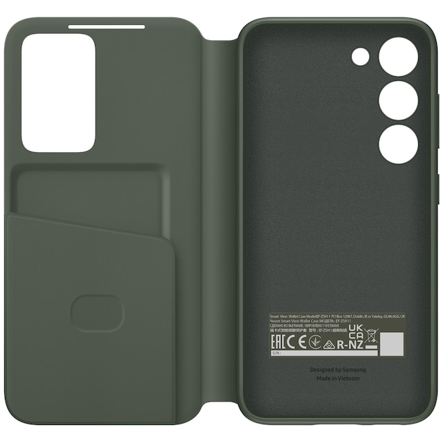 Samsung Galaxy S23 Smart View plånboksfodral (grön)