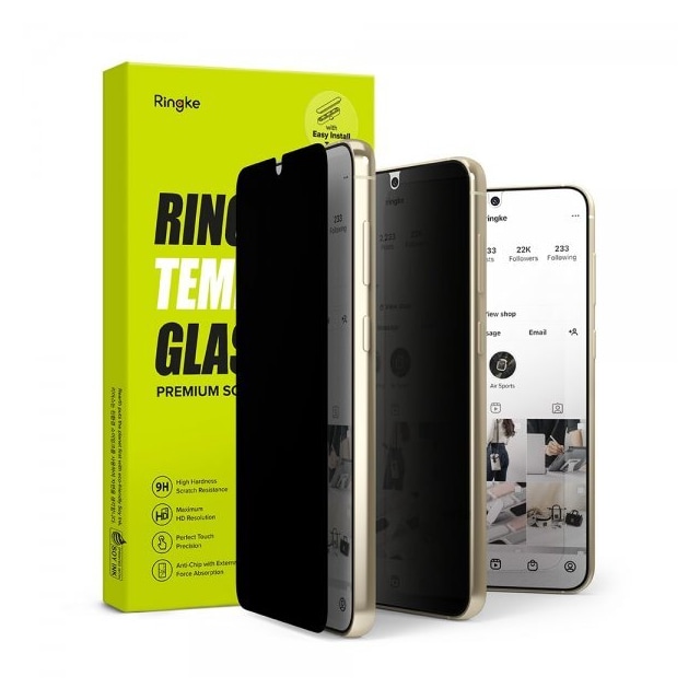 Ringke Samsung Galaxy S23 Skärmskydd Privacy Glass