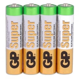 batterier Super AA alkaliska per 4 st