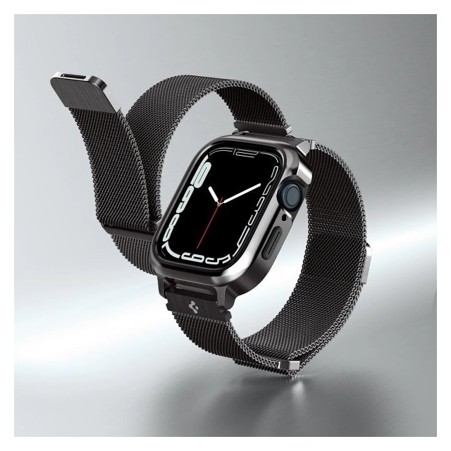 Spigen Apple Watch 40mm Skal med Armband Metal Fit Pro Graphite