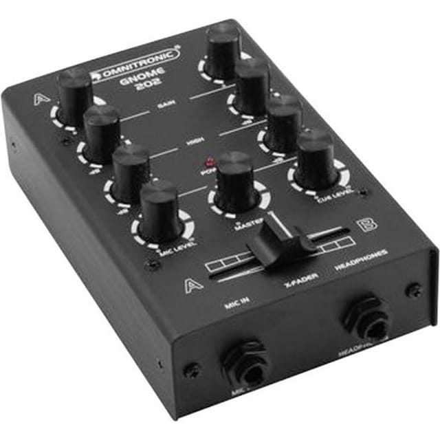 Omnitronic Gnome E-202 2 kanaler DJ Mixer