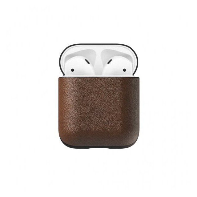 NOMAD AirPods 1/2 Skal Modern Leather Case Rustic Brown