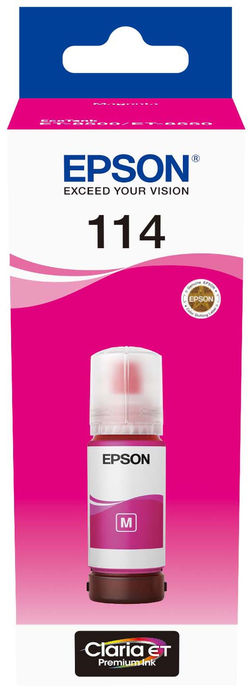 Epson 114 EcoTank Magenta Bläckflaska - Elgiganten